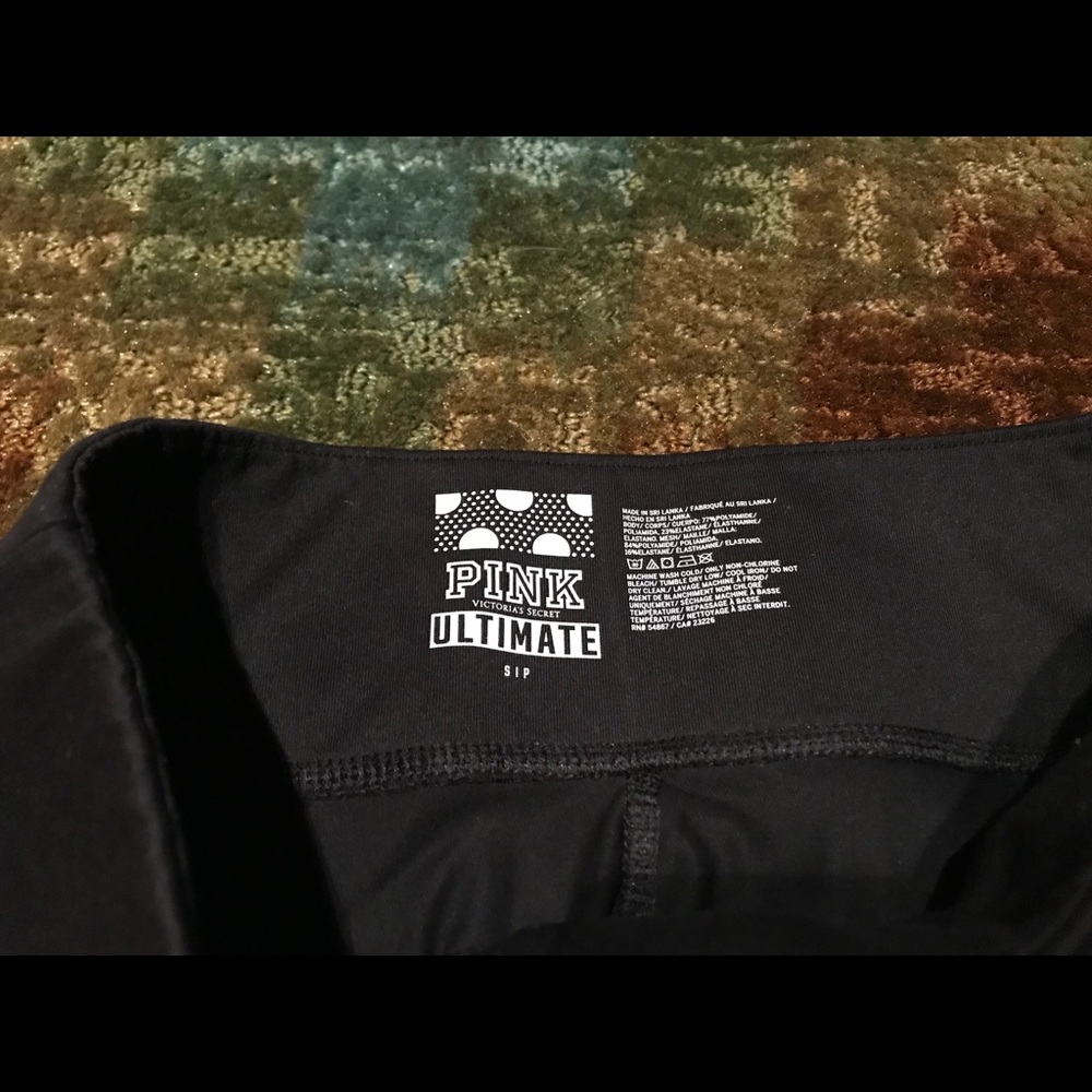 Pink leggings! Black size S